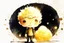 Placeholder: cute chibi mark zuckerberg with a big garlic in sunshine, watercolor and black in outlines, golden glitter, ethereal, cinematic postprocessing, bokeh, dof