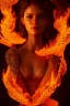 Placeholder: portrait of samantha prince set in fire, cinematic lighting, photorealistic, ornate, intricate, realistic, detailed, volumetric light and shadow, hyper HD, octane render, unreal engine insanely detailed and intricate, hypermaximalist, elegant, ornate, hyper-realistic, super detailed --v 4