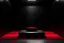 Placeholder: meditation rood podium , meditation minimalistic corner. design black wood, gloomy light in the meditation room.