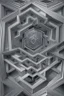 Placeholder: hexagon chrome labyrinth featuring demilich in the style of escher, 8k, trending art