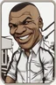 Placeholder: Mike Tyson American boxer ,cartoon 2d