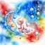 Placeholder: Inspiration from Nomeradona On Playground Life begins. Quantum Serenity: A watercolor depiction of the conception of a baby, illustrating the interplay of microscopic quantum particles and DNA at the molecular level, embodying calmness in action.”