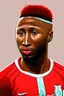 Placeholder: Naby Keita Guinean football player cartoon 2d