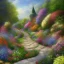 Placeholder: garden have many forms and road and many flowers and colors. the beautifull garden in the world