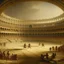 Placeholder: A tan coliseum with fighters painted by Francis Danby