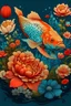 Placeholder: flowers with fish ai