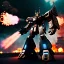 Placeholder: Transformer autobot in Attacked by others transformers decepticons , holding a gun, BK complex detail, cinema, reality, detail, octane rendering, stoic cinematic 4k epic detailed photograph shot on kodak detailed bokeh cinematic hbo dark moody 8k, 85mm f/16 by leica and Lospronkos