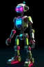 Placeholder: robot biped, neon, techno