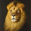 Placeholder: Portrait of a lion with suit