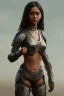 Placeholder: full body, Jena Ortega identify face, leather armour , big busty , pintura, ,details,texture,8k quality, florest, Minimalism, Romanticism, Expressionism, Impressionism