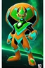 Placeholder: A new space creature from Ben 10 cartoon. Strong and graceful body made of ..metal Johar