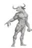 Placeholder: Centaur, a muscular man with a bull's head