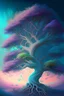 Placeholder: fantasy tree, pastel