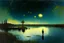 Placeholder: epic, cosmos, persons, big epic lake, planet, vegetation, lesser ury and otto pippel painting