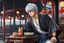 Placeholder: Gintoki in 8k 2D anime realistic drawing style, Gintama costum, close picture, rain, japan, highly detailed, high details, detailed portrait, masterpiece,ultra detailed, ultra quality