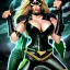 Placeholder: ultra detailed fullbody portrait of Beautiful busty Black Canary , extremely detailed digital painting, intrincate, extremely detailed face,crystal clear Big Green eyes, in the style of Ohrai Noriyoshi and robert e howard and pablo oliveira and Ken Kelley and Keith Parkinson,mystical colors,perfectly centered image, perfect composition, rim light, beautiful lighting,8k, stunning scene, raytracing