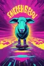 Placeholder: [psychedelic glitched acid trip] comic book cover, special issue on sheeps skateboarding