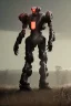 Placeholder: dark armor robot ai soldier mech dystopian scary gladiator predator