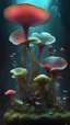 Placeholder: "3D HR Complex Unique and Beautiful Bioluminescent Carnivorous Plants, a breathtaking frontier fantasy artwork by Android Jones, Jean Baptiste monge, Alberto Seveso, Erin Hanson, Jeremy Mann. Minimalist highly detailed and complex professional_photography, masterpieces, 8k resolution concept art, Artstation, tricolor, Unreal Engine 5, cgsociety" ArtStation Concept Art Clear Focus Smooth cinematic 4K epic Details Serious Stoic ARTgerm AN's mature art. Include several fairies at play.