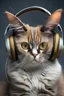Placeholder: cat wearing headphones