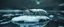 Placeholder: airbrush 3d rendering, close up perspective chrome centipede lobster space ship on small frozen island in lake, pinhole cam, background motion blur