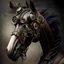 Placeholder: man head horse body steampunk style
