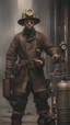 Placeholder: steampunk fireman