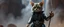 Placeholder: Elon Musk as dandy fluffy cat bugbear scientist gremlin with huge stiff power pants exo-skeleton