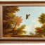 Placeholder: some pastel colors with brown color cream color themed trees with birds PIERRE JOSEPH REDOUTÉ