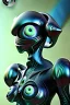 Placeholder:  spiritual aliens, clean art NFT,