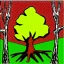 Placeholder: tree pop art