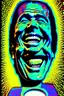 Placeholder: Richard Nixon Smile On The Toilet Original 1971 Black Light Vintage Poster, art style of Jeremy Worst, psychedelic, exaggerated realism, caricature drawing, 70s art, pop culture, high quality and highly detailed