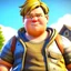 Placeholder: A Obese kid with light brown hair, light skin. Playing Fortnite all day, He has not seen daylight in two months