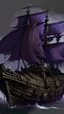 Placeholder: A purple undead pirate ship painted by Giovanni Battista Sassi