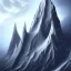 Placeholder: 3d design of a mountain in the rain close up