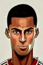 Placeholder: Cristiano Ronaldo Portuguese football player .cartoon 2d