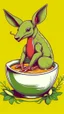 Placeholder: Japanese Kangaroo Soup Australian 80's Manga Style.