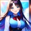 Placeholder: Clear focus, 8k, Girl, high quality, detailed, red long hair, blue eyes, beautiful lighting, vibrant colors, laughing