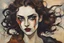 Placeholder: Painting of a vampire girl, in the Expressionist style of Egon Schiele, Oskar Kokoschka, and Franz Marc, in muted natural colors