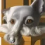 Placeholder: Portrait of a gray and white dog by Ralph Mcquarrie