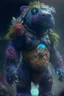 Placeholder: Humanoid teddy bear dinosaur guardian alien,FHD, detailed matte painting, deep color, fantastical, intricate detail, splash screen, complementary colors, fantasy concept art, 32k resolution trending on Artstation Unreal Engine 5