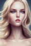 Placeholder: full body shot,Alexandra, smooth soft skin, profile, happy, cheerful, daring, blonde long wave hair, young cute face, detailed eyes, detailed face, looking into camera