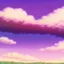 Placeholder: purple sky full of stars, sunflower field, floating ruins of an asian village, anime, high res, makoto shinkai