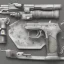 Placeholder: pistol, grey background