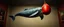 Placeholder: whale as punching bag, painted by Rembrandt, inside mirror house
