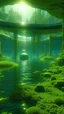 Placeholder: star wars inspired, underwater alien city, swamp, 4k photo, hyperrealistic