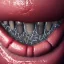 Placeholder: close-up portrait of human eye made of teeth and mouths, ultra-realistic, intricate, 8k resolution, high-quality, fine-detail, digital art, detailed matte, volumetric lighting, dynamic lighting, photorealistic, 3d octane render, illustration,