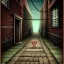 Placeholder: A Monster in a back alley