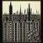 Placeholder: Skyline,Gotham city,Neogothic and NeoFascist and Neoclassical architecture by German Expressionism