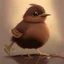 Placeholder: A cute brown bird, avatar